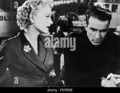 Original Film Titel: Ich gestehe. Englischer Titel: Ich gestehe. Regisseur: Alfred Hitchcock. Jahr: 1953. Stars: ANNE BAXTER; Montgomery Clift. Quelle: WARNER BROTHERS/Album Stockfoto