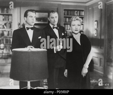 Original Film Titel: Ich gestehe. Englischer Titel: Ich gestehe. Regisseur: Alfred Hitchcock. Jahr: 1953. Stars: ANNE BAXTER; BRIAN AHERNE. Quelle: WARNER BROTHERS/Album Stockfoto