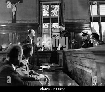 Original Film Titel: Ich gestehe. Englischer Titel: Ich gestehe. Regisseur: Alfred Hitchcock. Jahr: 1953. Stars: Montgomery Clift. Quelle: WARNER BROTHERS/Album Stockfoto