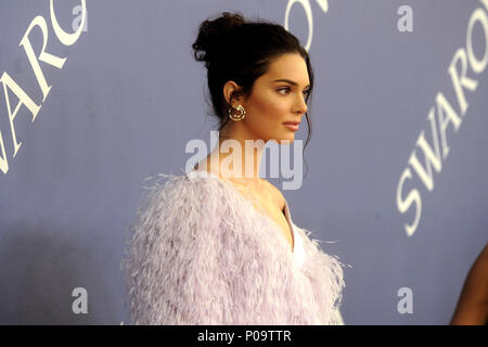 Kendall Jenner die Teilnahme an den CFDA Fashion Awards 2018 im Brooklyn Museum am 4. Juni 2018 in New York City. Stockfoto