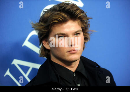 Jordan Barrett an den CFDA Fashion Awards 2018 im Brooklyn Museum am 4. Juni 2018 in New York City. Stockfoto