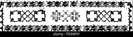 . Englisch: Fleuron aus Buch: Ein Konto der Charakter und die Sitten der Französischen; mit gelegentlichen Beobachtungen auf dem Englischen. In zwei Bänden. ... 289 Die Art und Weise der Französischen; mit gelegentlichen Beobachtungen auf dem englischen Fleuron T 117613-1 Stockfoto