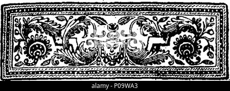 . Englisch: Fleuron aus Buch: eine neue deutsche Grammatik. Wobei ein Engländer kann leicht an die Kenntnisse der deutschen Sprache zu erreichen. Besonders nützlich für Kaufleute und Reisende. Zu denen hinzugefügt werden, mehrere nützliche und vertraute Dialoge. Von Benedictus Beiler, Sekretärin der Deutschen Kirche in Trinity-Lane, und Lehrer von der Sprache. 149 Eine neue Deutsche Grammatik Fleuron T 113788-7 Stockfoto