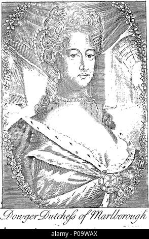 . Englisch: Fleuron aus Buch: Ein Konto des Verhaltens der Dowager Herzogin von Marlborough, von ihrer ersten vor Gericht kommen, auf das Jahr 1710. In einem Schreiben von sich selbst mein Herr - - 289 ein Konto des Verhaltens der Dowager Herzogin von Marlborough, von ihrer ersten vor Gericht kommen, auf das Jahr 1710 Fleuron N 029282-1 Stockfoto