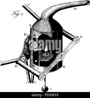 . Englisch: Fleuron aus Buch: Ein Konto des äquatorialen Instrument. Von Sir George Shuckburgh, Bart. F.R.S. Aus den Philosophischen Transaktionen. 289 Ein Konto des äquatorialen Instrument Fleuron T 102267-4 Stockfoto