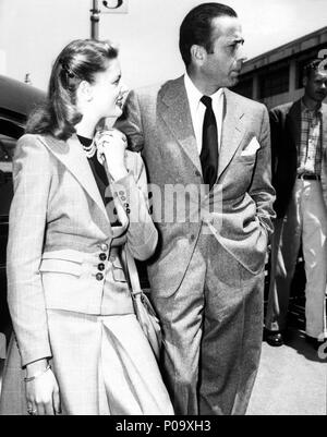 Stars: Lauren Bacall, Humphrey Bogart. Stockfoto