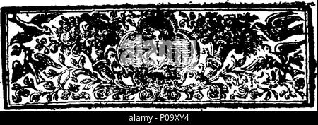 . Englisch: Fleuron aus Buch: eine neue Geschichte von England, durch Frage und Antwort. Von der gefeierten englischen Historiker extrahiert. Besonders M. Rapin de Thoyras. 151 Eine neue Geschichte von England, durch Frage und Antwort Fleuron T 058108-3 Stockfoto