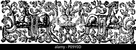 . Englisch: Fleuron aus Buch: eine neue Geschichte von England, durch Frage und Antwort. Von der gefeierten englischen Historiker, besonders M. de Bionda Thoyras extrahiert. 151 Eine neue Geschichte von England, durch Frage und Antwort Fleuron T 155111-5 Stockfoto