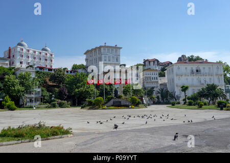 Buyukada Insel Prinkipo Square, Istanbul - Türkei Stockfoto