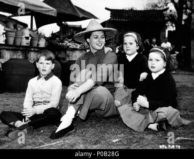 Original Film Titel: INN DER SECHSTEN HAPPINES. Englischer Titel: INN DER SECHSTEN HAPPINES. Regisseur: Mark Robson. Jahr: 1958. Stars: Isabella Rossellini und Ingrid Bergman; ROBERTINO ROSSELLINI. Quelle: 20th Century Fox/Album Stockfoto