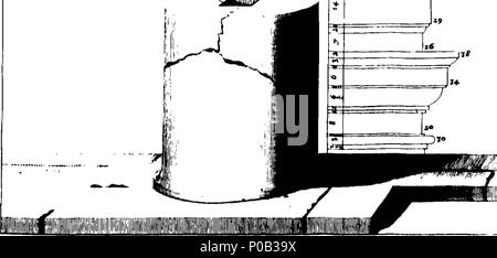 . Englisch: Fleuron aus Buch: eine Parallele des antient Architektur mit der Moderne, in einer Sammlung von zehn wichtigsten Autoren, die auf die fünf Aufträge geschrieben haben,... In französischer Sprache von Roland Freart geschrieben,... Auf das Konto der Architekten und Architektur hinzugefügt, ... Mit Leon Baptista Alberti's Abhandlung von Statuen. Von John Evelyn... 164 Eine parallele Der antient Architektur mit modernen Fleuron T 118307-20 Stockfoto