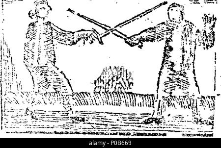 . Englisch: Fleuron aus Buch: eine angenehme und reizvolle Geschichte von Thomas Hickathrift. 171 eine angenehme und reizvolle Geschichte von Thomas Hickathrift. Fleuron T 042471-8 Stockfoto