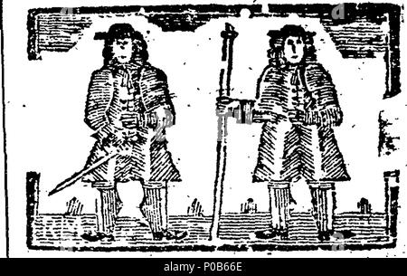 . Englisch: Fleuron aus Buch: eine angenehme und reizvolle Geschichte von Thomas Hickathrift. 171 eine angenehme und reizvolle Geschichte von Thomas Hickathrift. Fleuron T 042471-5 Stockfoto