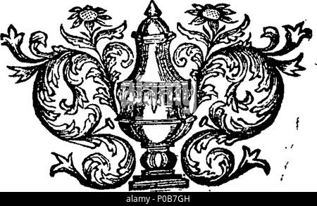 . Englisch: Fleuron aus Buch: Ein postscript zu John Bull, mit der Geschichte der Crown-Inn, mit dem Tod der Witwe, und was darauf ist. 174 eine PostScript-Datei zu John Bull, mit der Geschichte der Crown-Inn, mit dem Tod der Witwe, und was ist passiert Sie hierüber Fleuron N 004803-3 Stockfoto