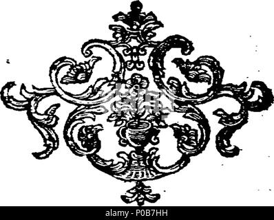. Englisch: Fleuron aus Buch: Ein postscript zu Schreiben, auf Verleumdungen, Optionsscheine, &c. In Antwort auf eine Postcript [sic] in der Verteidigung der Mehrheit, und eine weitere Broschüre, erlaubt, Überlegungen über die Rechtmässigkeit der Allgemeinen rechtfertigt. 174 Ein postscript zu Schreiben, auf Verleumdungen, Warrants, etc Fleuron T 044108-5 Stockfoto