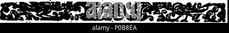 . Englisch: Fleuron aus Buch: Eine Entschuldigung für die Welch Ritter. Und ein Blick auf die Grundsätze und gegenwärtigen Spaltungen zwischen den Leitern der broadbottoms. Eine späte Dialog auf der Falsestaff-Kopf, zwischen Stattliche, Dapper, Taff, Broadbum, Tully und Longbib. 308 Eine Entschuldigung für die Welch Ritter Fleuron T 100971-2 Stockfoto