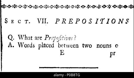 . Englisch: Fleuron aus Buch: eine praktische Einführung in die englische Grammatik und Rhetorik. Von Abraham Crocker, School-Master, in Ilminster. 176 eine praktische Einführung in die englische Grammatik und Rhetorik Fleuron T 134193-10 Stockfoto