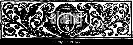 . Englisch: Fleuron aus Buch: Ein Argument für die Autorität der Heiligen Schrift; aus dem Lateinischen von Socinus, nach dem Steinfurt kopieren. Mit dem Präfix ", einen kurzen Bericht über sein Leben. 309 Ein Argument für die Autorität der Heiligen Schrift; aus dem Lateinischen von Socinus, nach dem Steinfurt Kopieren Fleuron T 147228-2 Stockfoto