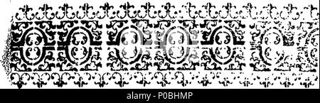 . Englisch: Fleuron aus Buch: Ein Argument auf die Verdienste des Test-Act. 309 Ein Argument auf die Verdienste des Test-Act. Fleuron T 104011-2 Stockfoto