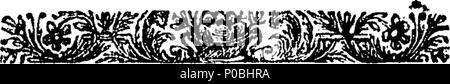 . Englisch: Fleuron aus Buch: Ein Argument, die Einheit und die Vollkommenheiten des a priori, Gott zu beweisen. 309 Ein Argument, die Einheit und die Vollkommenheiten des a priori, Gott zu beweisen. Fleuron T 033015-1 Stockfoto