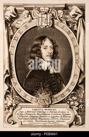 . Deutsch: Karl Heinrich-von Metternich-Winneburg (* 15. Juli 1622 in Koblenz; † 26. September 1679 in Aschaffenburg) Krieg vom 9. Januar 1679 bis zu seinem Tod Kurfürst und Erzbischof von Mainz, ab 30. Januar 1679 auch Fürstbischof von Worms. Englisch: Porträt von Karl Heinrich-von Metternich-Winneburg (1622-1679). Seite 70. . 1717. Anselm Van Hulle (1601 - nach 1674) Alternative Namen Anselmus Hebbelijnck, Anselmus Hebbelynck, Anselm von Hulle, Anselmus Van Hulle, Anselmus von Hulle Beschreibung flämischen Maler und Zeichner Geburtsdatum / Tod 23. Juli 1601 (Taufen) nach 1674 Locati Stockfoto