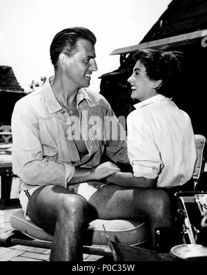 Stars: JEAN SIMMONS, Stewart Granger. Stockfoto