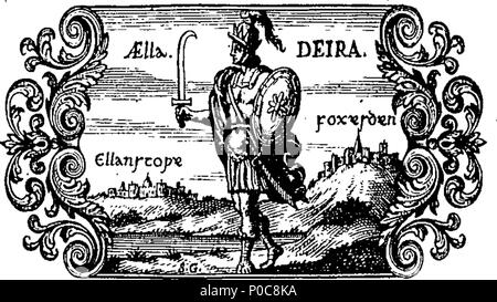 . Englisch: Fleuron aus Buch: Eine englische - Sächsische Predigt über die Geburt - Tag der Hl. Gregor: Antik in der English-Saxon Kirche verwendet. Geben Sie ein Konto aus der Umstellung von der Englischen vom Heidentum zum Christentum. In modernes Englisch übersetzt, mit Anmerkungen, &c. Durch Eliz. Elstob. 313 Eine englische - Sächsische Predigt über die Geburt - Tag der Hl. Fleuron T 086163-1 Stockfoto