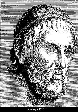 . Englisch: Fleuron aus Buch: Eine Anfrage in das Leben und den Schriften des Homer. 314 Eine Untersuchung über das Leben und die Schriften des Homer. Fleuron T 070409-1 Stockfoto