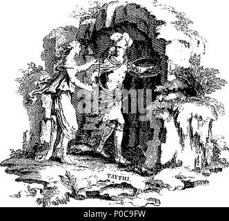 . Englisch: Fleuron aus Buch: Eine Anfrage in das Leben und den Schriften des Homer. 314 Eine Untersuchung über das Leben und die Schriften des Homer. Fleuron T 070409-2 Stockfoto