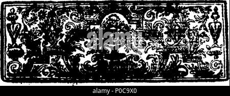 . Englisch: Fleuron aus Buch: eine Überprüfung der vorgeschlagenen Einbürgerung der Juden; eine sachliche Untersuchung über den gegenwärtigen Zustand der Fall ist. Mit Überlegungen über die allgemeine Einbürgerung. Die dritte Auflage, korrigiert und erweitert wurde, mit einigen Ergänzungen. Von J. H. Kaufmann. 184 eine Überprüfung der vorgeschlagenen Einbürgerung der Juden; eine sachliche Untersuchung über den gegenwärtigen Zustand der Fall Fleuron T 044906-5 Stockfoto