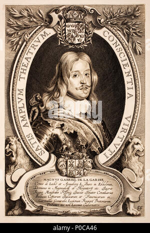 . Svenska: Magnus Gabriel de la Gardie var en svensk Greve, riksmarskalk, riksdrots, diktare rikskansler och. Englisch: Magnus Gabriel de la Gardie, Schwedischer Diplomat (1622-1686). Seite 56. Nederlands: Magnus Gabriel de la Gardie war Zweedse Edelman, rijkskanselier militair en een. . 1717. Anselm Van Hulle (1601 - nach 1674) Alternative Namen Anselmus Hebbelijnck, Anselmus Hebbelynck, Anselm von Hulle, Anselmus Van Hulle, Anselmus von Hulle Beschreibung flämischen Maler und Zeichner Geburtsdatum / Tod 23. Juli 1601 (Taufen) nach 1674 Ort der Geburt / Todes Gent Gent (?) Arbeit pe Stockfoto