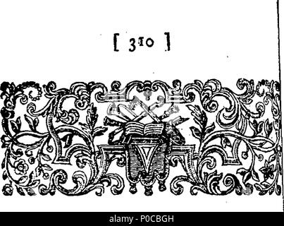 . Englisch: Fleuron aus Buch: Eine ausgewählte Sammlung von alten spielt. Band der Ersten. 188 Eine ausgewählte Sammlung von alten spielt. Band der Ersten. Fleuron T 079279-53 Stockfoto