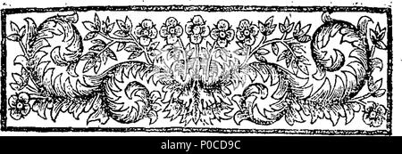 . Englisch: Fleuron aus Buch: eine Predigt predigen würden an eine Heimsuchung, in Ipswich, Suffolk statt. Von Thomas Bradshaigh, M., Rektor der Langham in Essex, und von Stratford in Suffolk, in der Nähe von Colchester. 191 eine Predigt predigen würden an eine Heimsuchung, in Ipswich, Suffolk Fleuron T 000361-2 Stockfoto