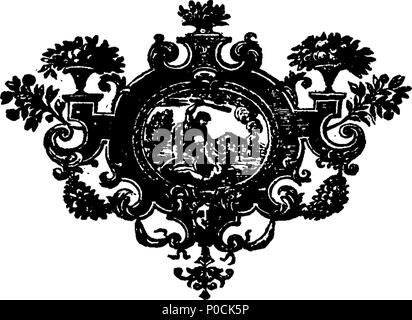 212 eine Ergänzung zu Herrn Kammern's Cyclopaedia - oder, universal Lexikon der Künste und der Wissenschaften Fleuron T 136272-13 Stockfoto