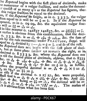 212 eine Ergänzung zu Herrn Kammern's Cyclopaedia - oder, universal Lexikon der Künste und der Wissenschaften Fleuron T 136272-24 Stockfoto