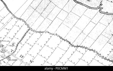 . Englisch: Fleuron aus Buch: Eine Übersicht der Seen von Cumberland, Westmorland und Lancashire: Zusammen mit einem Konto, historischen, topographischen und beschreibend, der angrenzenden Länder. Zu dem wird hinzugefügt, eine Skizze der Grenze Gesetze und Bräuche. Von James Clarke, Land-Surveyor. 216 Eine Übersicht über die Seen von Cumberland Fleuron T 117421-41 Stockfoto