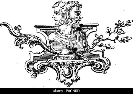 . Englisch: Fleuron aus Buch: Eine Anfrage in das Leben und den Schriften des Homer. 314 Eine Untersuchung über das Leben und die Schriften des Homer. Fleuron T 070410-15 Stockfoto