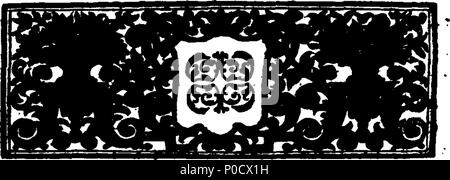 . Englisch: Fleuron aus Buch: Eine kurze Chronik des Hurrikans, dass Pass thro' die englische Leeward Caribbee Inseln, am Samstag, dem 30. Juni 1733. Mit Erläuterungen. In einem Brief von einem Einwohner Seiner Majestät Insel Nevis, ein Herr in London. 200 Eine kurze Zusammenfassung des Hurrikans, dass Pass "thro' die englische Leeward Caribbee Inseln, am Samstag, dem 30. Juni 1733 Fleuron T 178521-4 Stockfoto