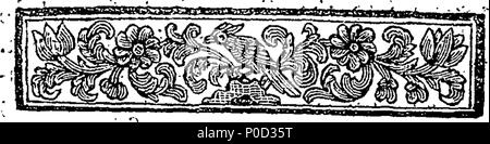 . Englisch: Fleuron aus Buch: EINE Umfrage von Staffordshire. Mit der Altertümer, die Grafschaft, mit einer Beschreibung der Beeston-Castle in Cheshire. Durch Sampson Erdeswicke, Esq; Veröffentlichen von Sir William Dugdale Abschrift der ursprünglichen Thema kopieren. Zu dem sind hinzugekommen, einige Bemerkungen über die Besitzer der Kloster - landet in Staffordshire. Von Sir Simon Degge, Knt. 214 Eine Umfrage der Staffordshire Fleuron T 119504-23 Stockfoto