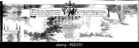 . Englisch: Fleuron aus Buch: eine Umfrage der Kathedrale von Bangor; und der Bauten. Mit einem Konto der Inschriften auf die Denkmäler und Grabsteine: die Geschichte der Bischöfe, Dekane und andere Würdenträger: Ihre mehrere Preferments, mal der Tod, Begräbnis und Epitaphen. Zusammen mit einer großen Anlage von Datensätzen und anderen neugierigen Fragen nach Bangor Kirche und Bishoprick: Als nämlich die Widmungen aller Kirchen und Kapellen in der Diocess von Bangor; und Beschreibungen von Bodowen Clynocfawr Kirche und Kapelle. Zu der auch Seve subjoined Stockfoto