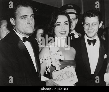 Stars: MIKE TODD; Elizabeth Taylor; Eddie Fisher. Stockfoto