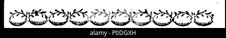 . Englisch: Fleuron aus Buch: eine topographische und historische Beschreibung Der antient & moderne Rom, durch Grimani, Architekt, Zivile und Militärische und Lehrer des Italienischen und Französischen Sprachen. 221 Eine topographische und historische Beschreibung Der antient und moderne Rom Fleuron T 108267-3 Stockfoto