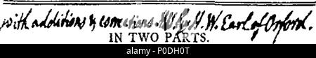 . Englisch: Fleuron aus Buch: eine topographische Vermessung der großen Straße in London, Bath und Bristol. Mit Historischen und beschreibende Konten der Länder, Städte, Dörfer, und Herren Sitze auf und neben Es; durch perspektivische Ansichten der meisten auswählen und malerischen Landschaft, auf die eine richtige Karte des Landes drei Meilen auf jeder Seite der Straße hinzugefügt wird dargestellt; von einer Skala von 1 Zoll bis 1,6 km geplant. Von Archibald Robertson. 221 eine topographische Vermessung der großen Straße von London nach Bath und Bristol Fleuron T 100355-2 Stockfoto