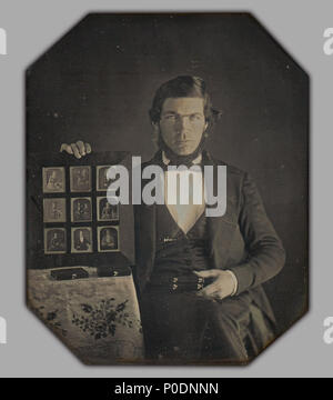 . Portrait von unbekannter Daguerreotypist. 1845 101 Unbekannt Teekocher, American-Portrait von unbekannter Daguerreotypist - Google Kunst Projekt Stockfoto