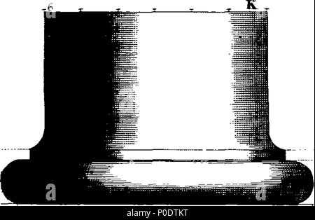 . Englisch: Fleuron aus Buch: eine Abhandlung der fünf Aufträge der Spalten in Architektur,... Mit dem Anhang ", ein Diskurs über die pilaster: und von mehreren Missbräuche introduc in die Architektur. Eingraviert auf sechs folio Platten ... schmücken würde mit... Grenzen, ... die ersten Buchstaben, und ... Schwanz-Stücke, b John Sturt. In französischer Sprache von Claude Perrault geschrieben,... Aus Englisch von John James... 231 Eine Abhandlung der fünf Aufträge der Spalten in der Architektur Fleuron N 013971-43 Stockfoto