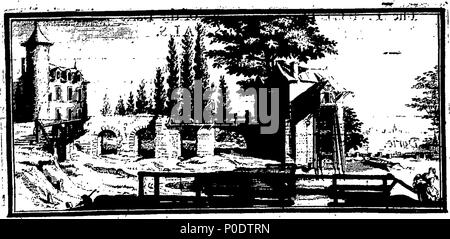 . Englisch: Fleuron aus Buch: eine Abhandlung der fünf Aufträge der Spalten in Architektur, Landhaus, dorischen, ionischen und korinthischen und Composite. Worin die Proportionen und Zeichen der Mitglieder Ihrer mehrere Podeste, Säulen und Entablatures, sind deutlich, in Betracht ziehen würde in Bezug auf die Praxis der Antients und Moderns. Auch eine besonders natürliche, Einfac und praktikable Methode für die Bestimmung der mostminute Teil in allen Bestellungen, ohne einen Bruchteil. Mit dem Anhang ", ein Diskurs über die pilaster: und von mehreren Missbräuche introduc in die Architektur. Eingraviert auf sechs folio Platten o Stockfoto