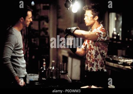 Original Film Titel: FIGHT CLUB. Englischer Titel: FIGHT CLUB. Regisseur: David Fincher. Jahr: 1999. Stars: Edward Norton, BRAD PITT. Quelle: 20th Century Fox/MORTON, MERRICK/Album Stockfoto