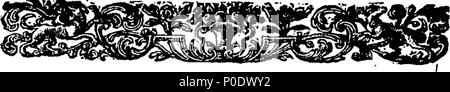 . Englisch: Fleuron aus Buch: eine Abhandlung von dem System der Welt. Von Sir Isaac Newton. Ins Englische übersetzt. 232 Eine Abhandlung des Systems der Welt. Von Sir Isaac Newton. Ins Englische übersetzt. Fleuron T 131548-5 Stockfoto