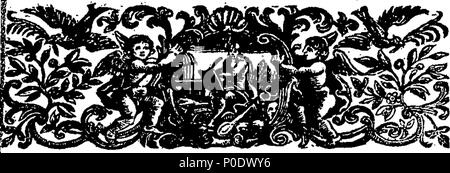 . Englisch: Fleuron aus Buch: eine Abhandlung von dem System der Welt. Von Sir Isaac Newton. Ins Englische übersetzt. 232 Eine Abhandlung des Systems der Welt. Von Sir Isaac Newton. Ins Englische übersetzt. Fleuron T 131548-8 Stockfoto