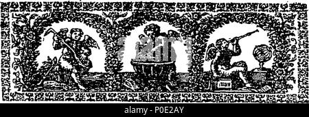 . Englisch: Fleuron aus Buch: eine Rechtfertigung der Abweichler: in Antwort auf Dr. William Nichols' Verteidigung der Lehre und Disziplin der Kirche von England. In drei Teile. Zuerst in Latein geschrieben, und jetzt ins Englische übersetzt, mit großen Ergänzungen. Von James Peirce. 245 eine Rechtfertigung der Andersdenkenden - als Antwort an Dr. William Nichols' Verteidigung der Lehre und Disziplin der Kirche von England Fleuron T 120713-10 Stockfoto